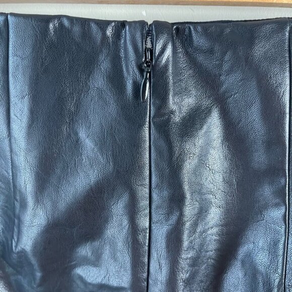 NBD X REVOLVE Black faux leather high waisted pants XS NEW NWT - Picture 6 of 13